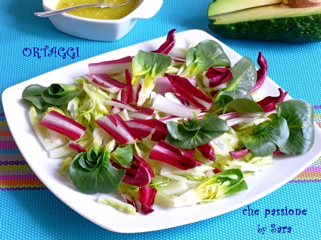 Salade van rauwkost met avocadosaus Ortaggi che passione by Sara