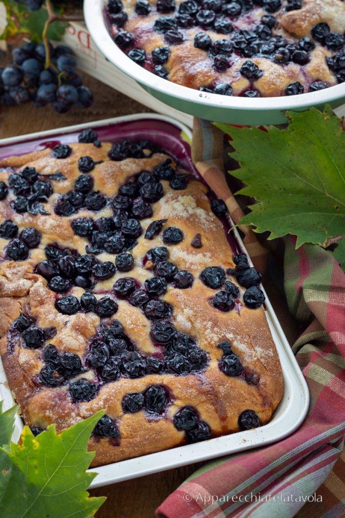 schiacciata met druiven origineel recept