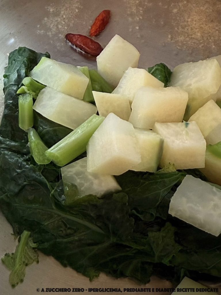 Siciliaanse koolraap of cavolo trunzo di Acireale