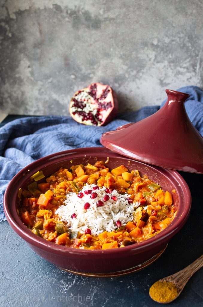 Tajine met pompoen en dadels