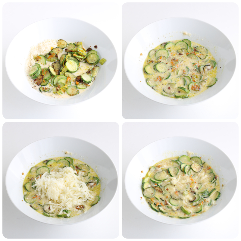 courgettes en bloemen