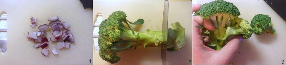 ui en broccoli snijden voor de detoxgroentesoep