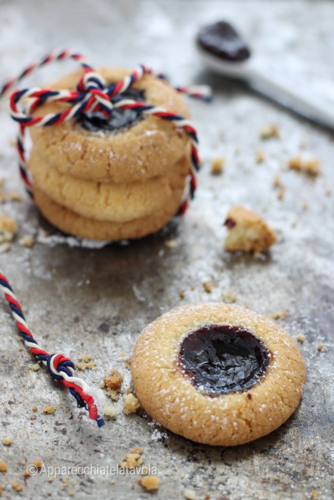 Zachte koekjes met jam