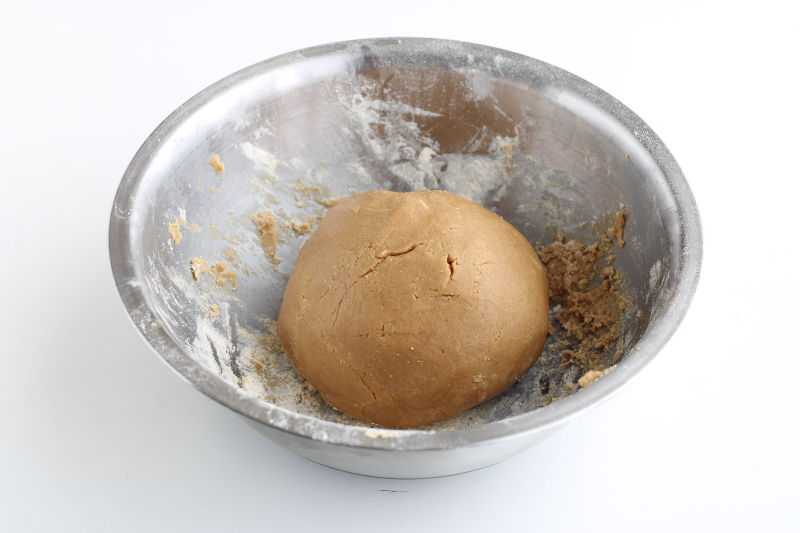 zandkoekjesdeeg met kastanje