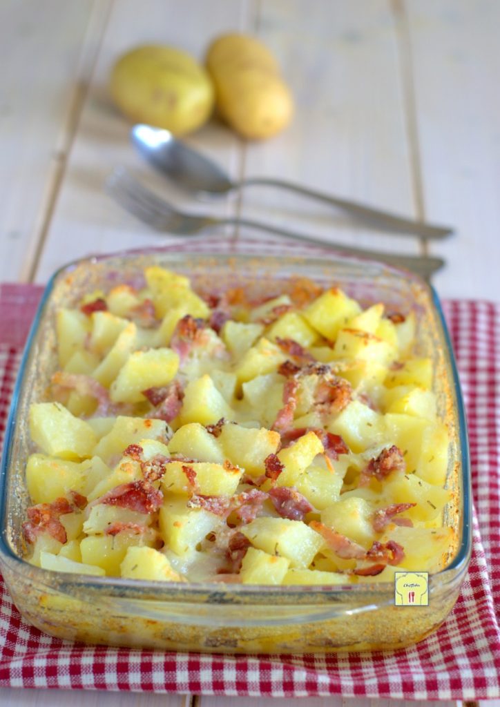 aardappelschotel met spek gp