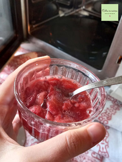 aardbeien voor geroosterd carpaccio