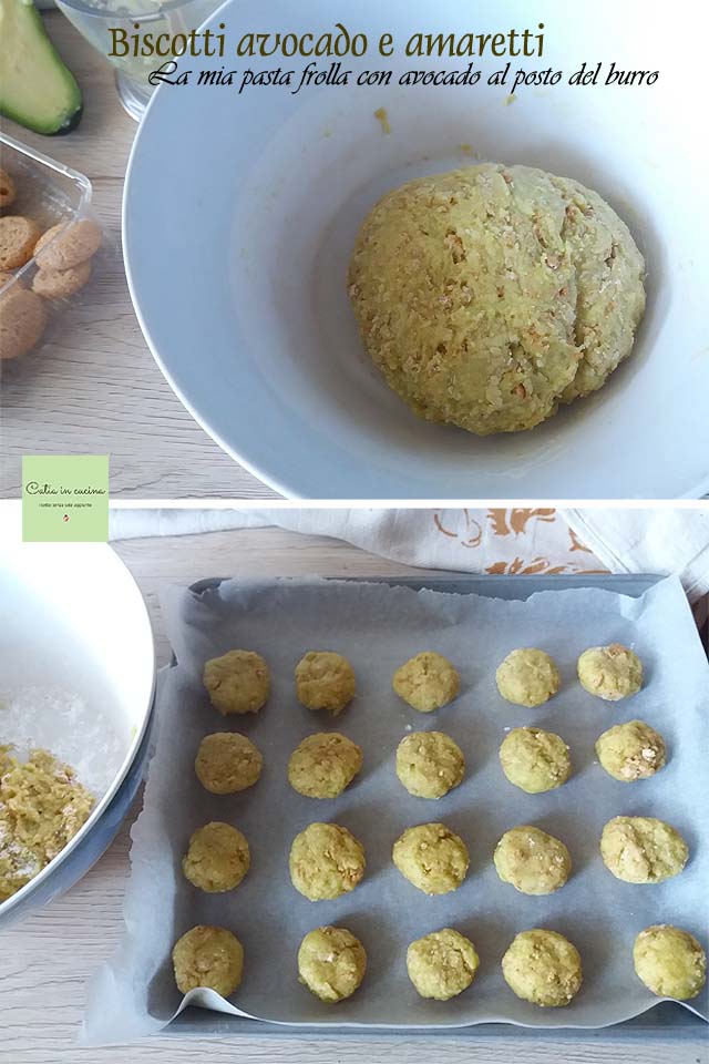 avocado en amaretti koekjes stappen
