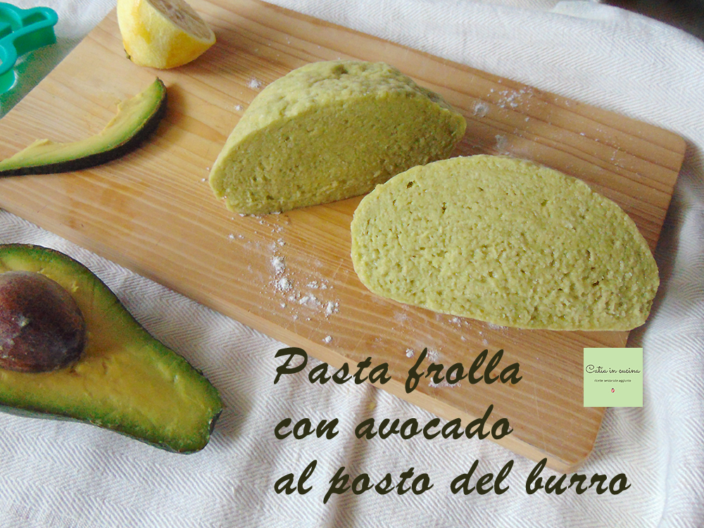 Zanddeeg met avocado in plaats van boter