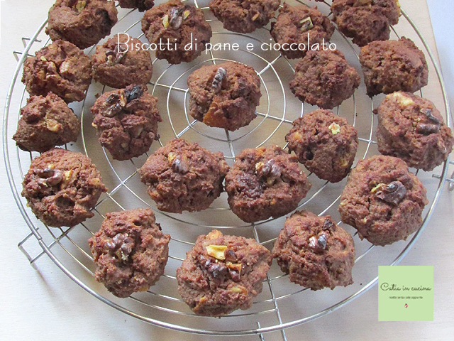 brood en chocolade koekjes gebakken