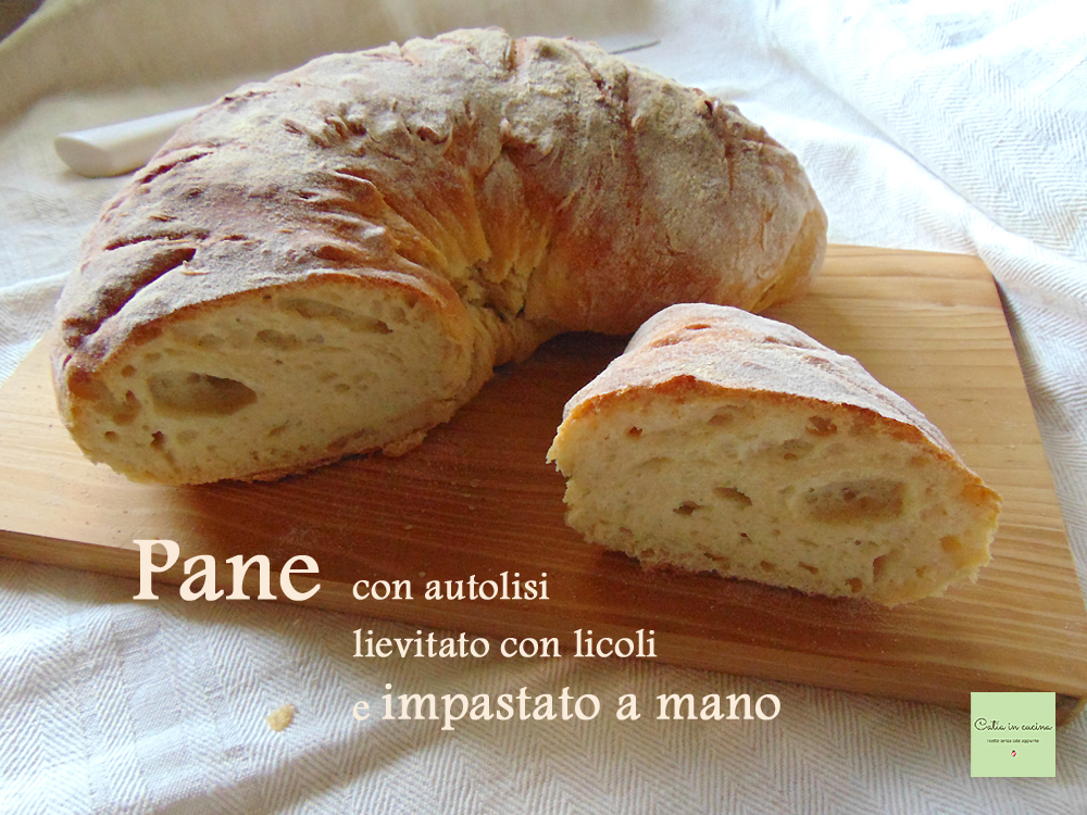 Brood met autolyse met de hand gekneed (met licoli)