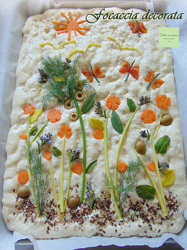 focaccia kunst - focaccia versierd