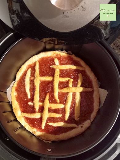 gebakken taart in de airfryer - gebakken