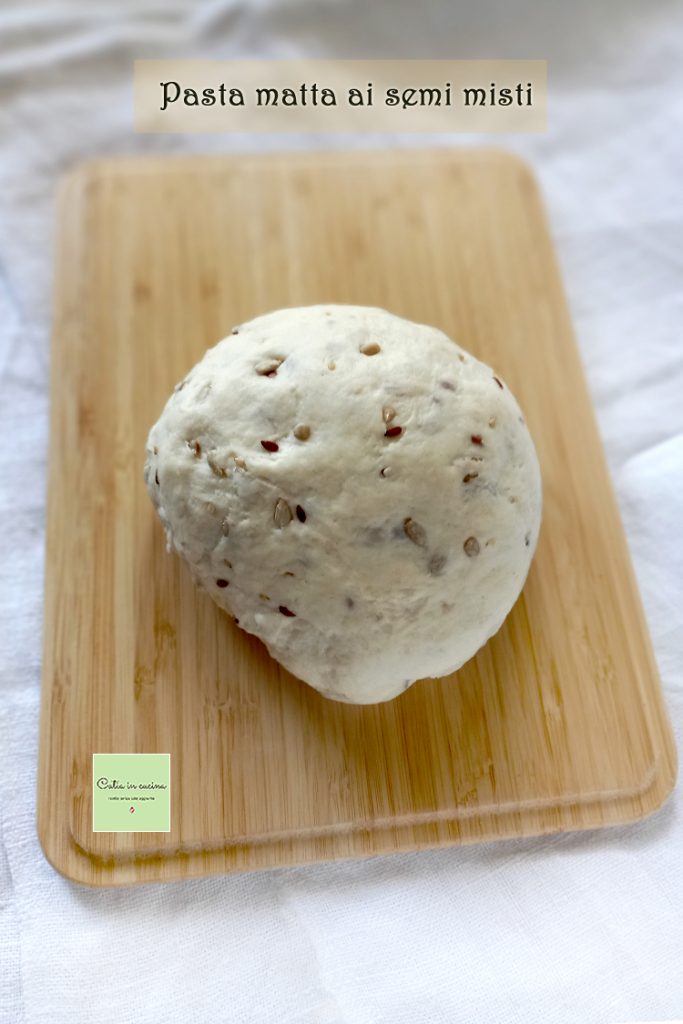 gekke pasta met zaden