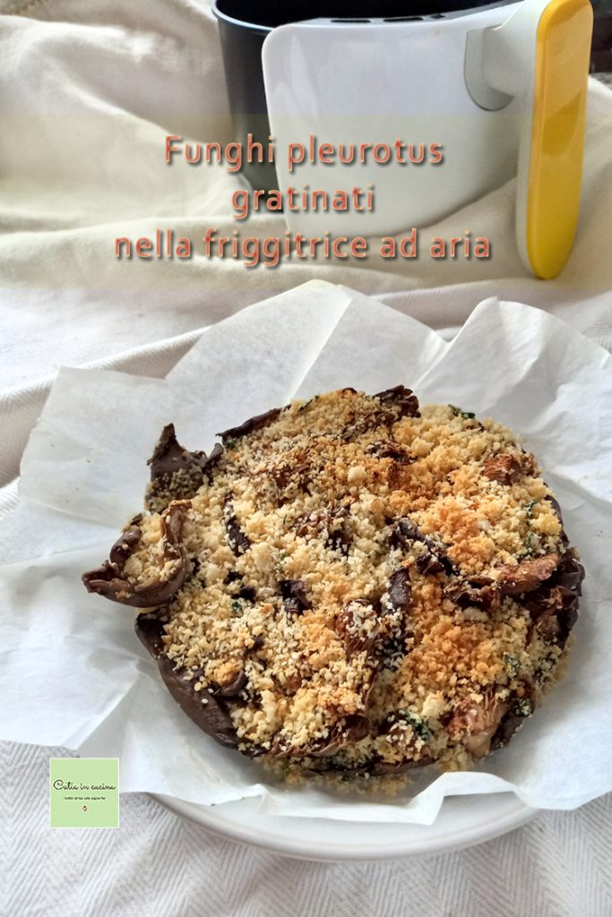 gekruide pleurotus paddenstoelen in de airfryer