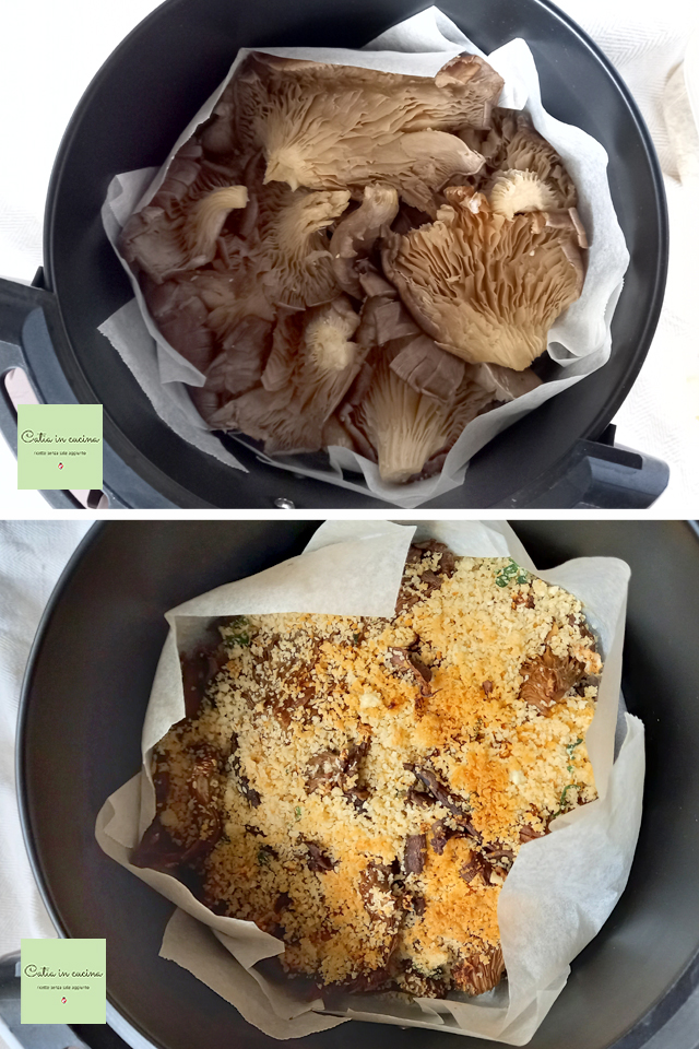 gekruide pleurotus paddenstoelen koken