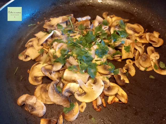 champignons gebakken in de pan