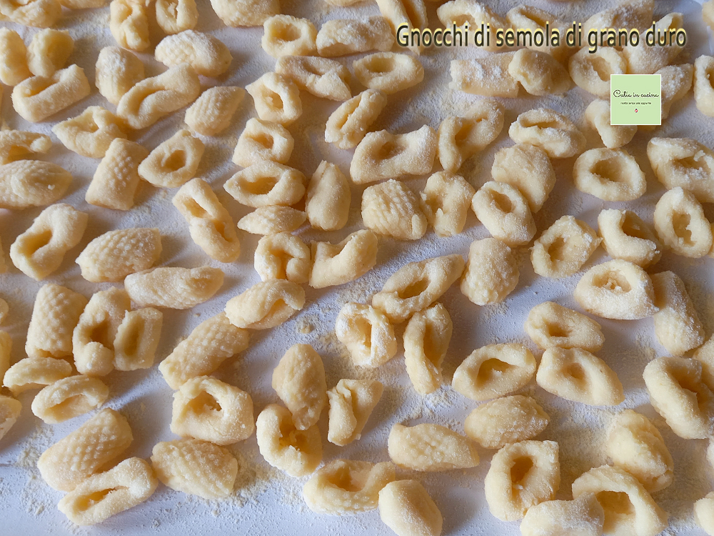 Gnocchi van harde tarwegries