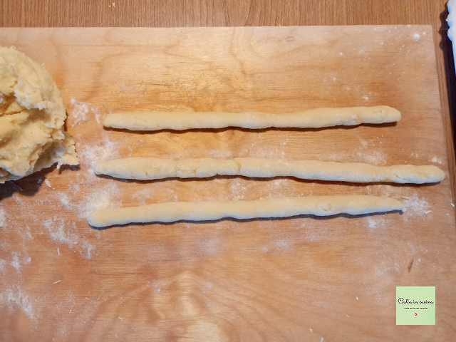 gnocchi van harde tarwegries stokjes