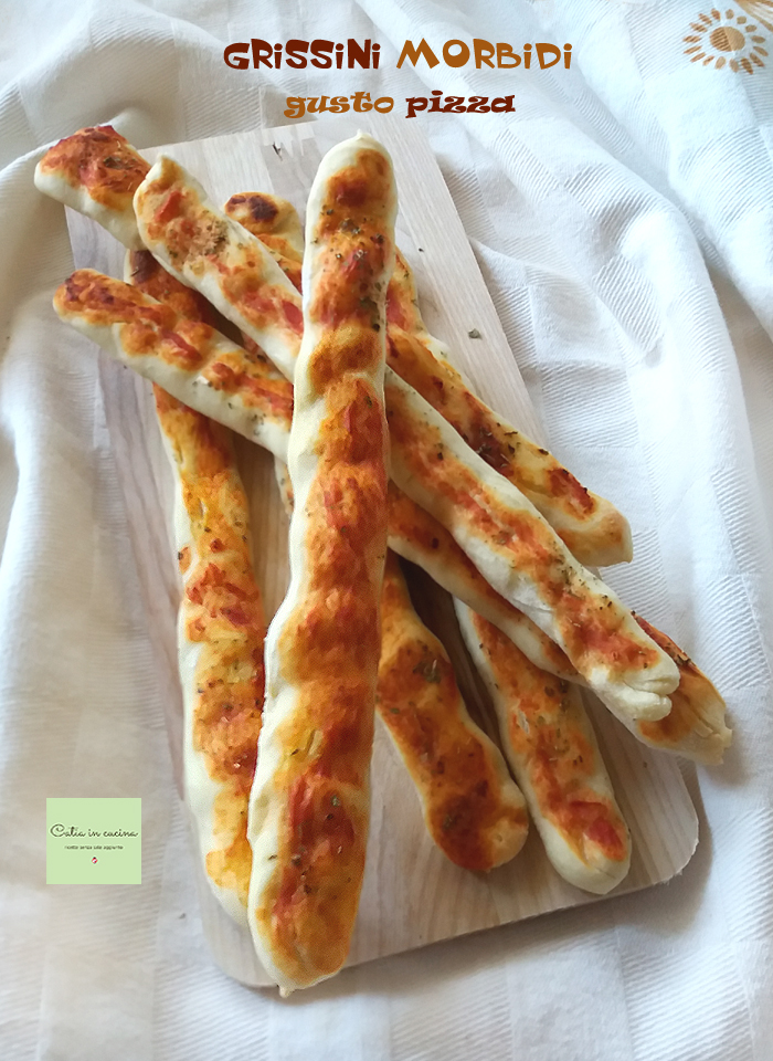 zachte grissini met pizzasmaak