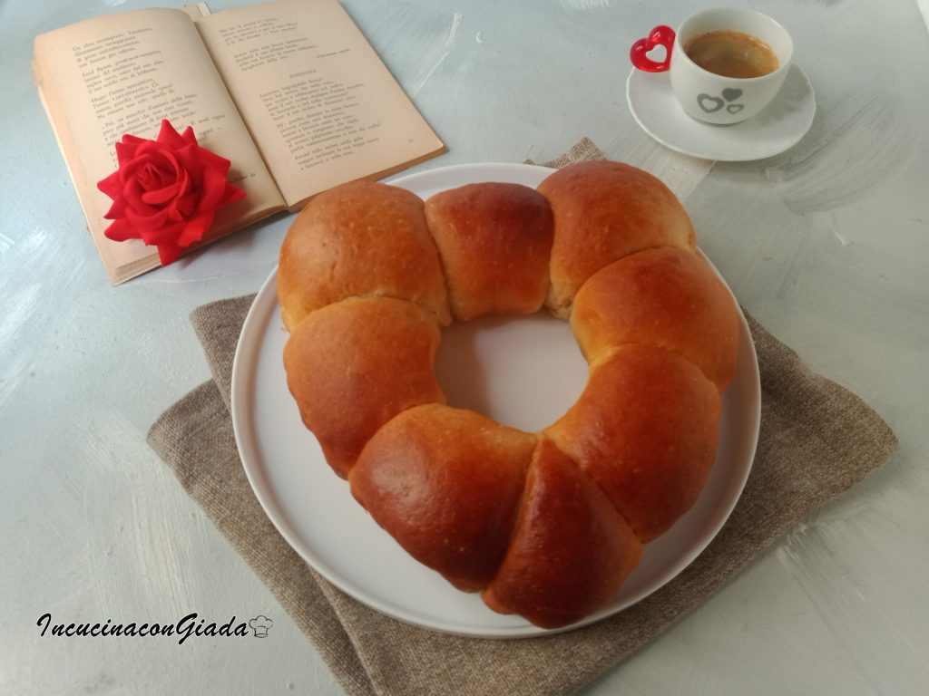 Hart van briochebrood