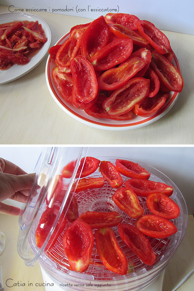 hoe tomaten drogen met droogmachine - stap1-2