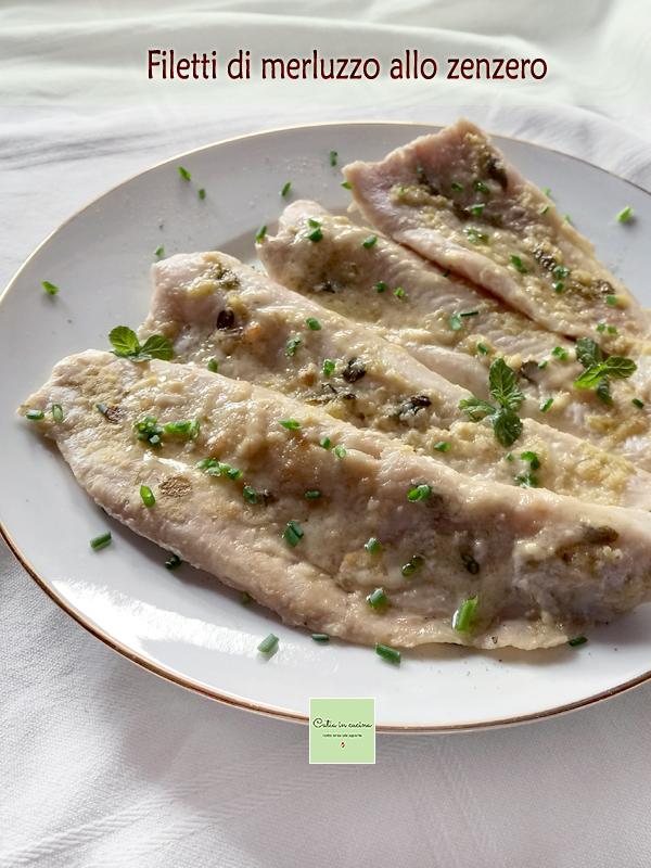 kabeljauwfilets met citroen en gember