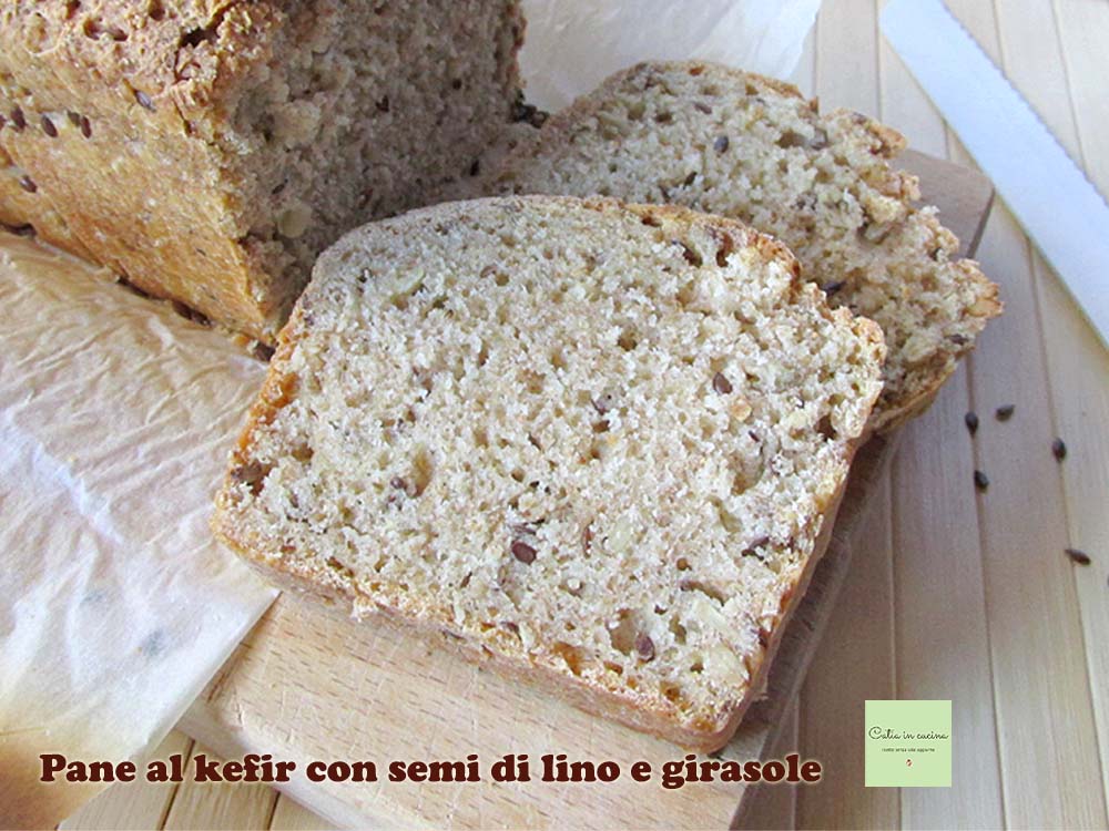 kefirbrood met gemengde zaden