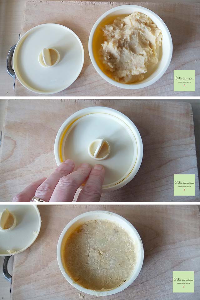 kikkererwten- en aardappelburger nieuwe stappen