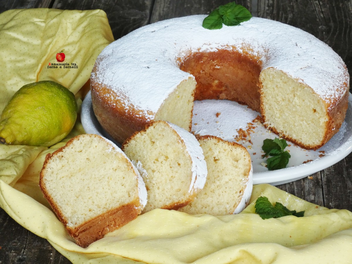 Klassieke citroencake