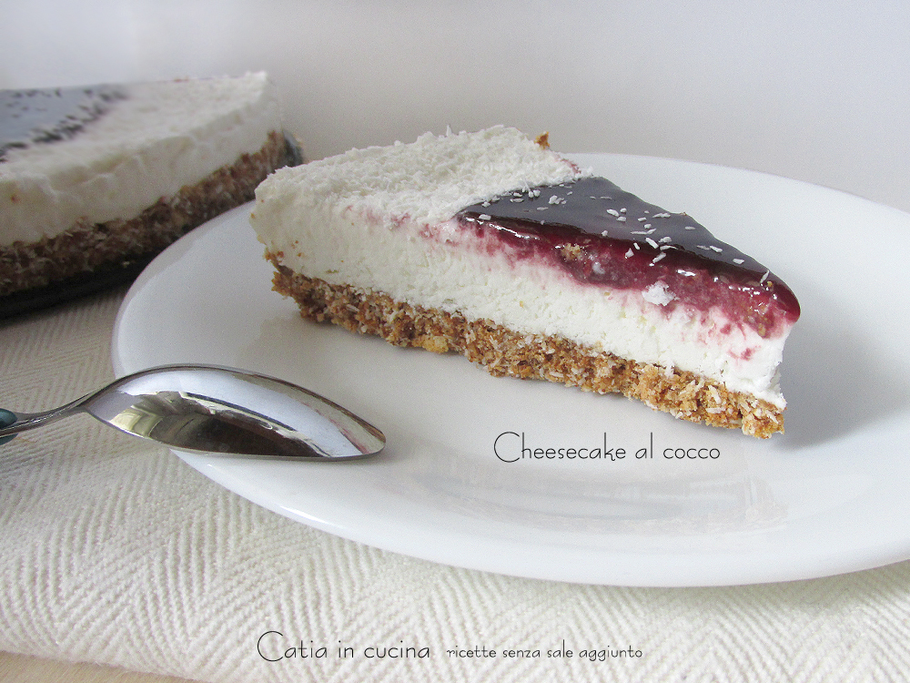 kokos cheesecake