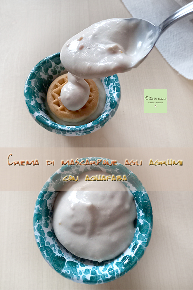 mascarponecrème met citrusvruchten en aquafaba