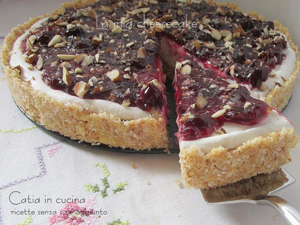 Mijn cheesecake van room en kefir