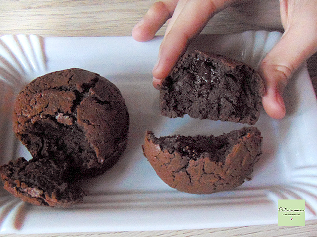 muffin met zachte kern binnenkant