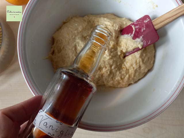 voeg het vanille-aroma toe