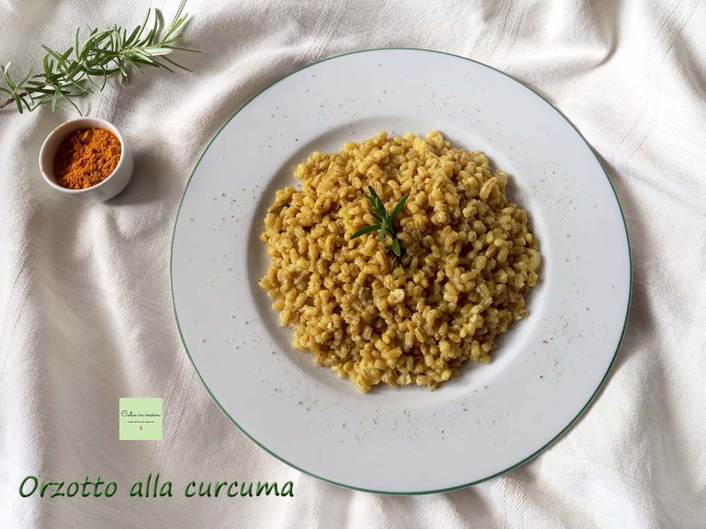 orzotto met kurkuma