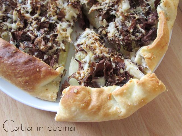 quiche rode radicchio en feta
