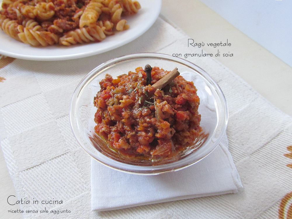 Ragù met sojakorrels