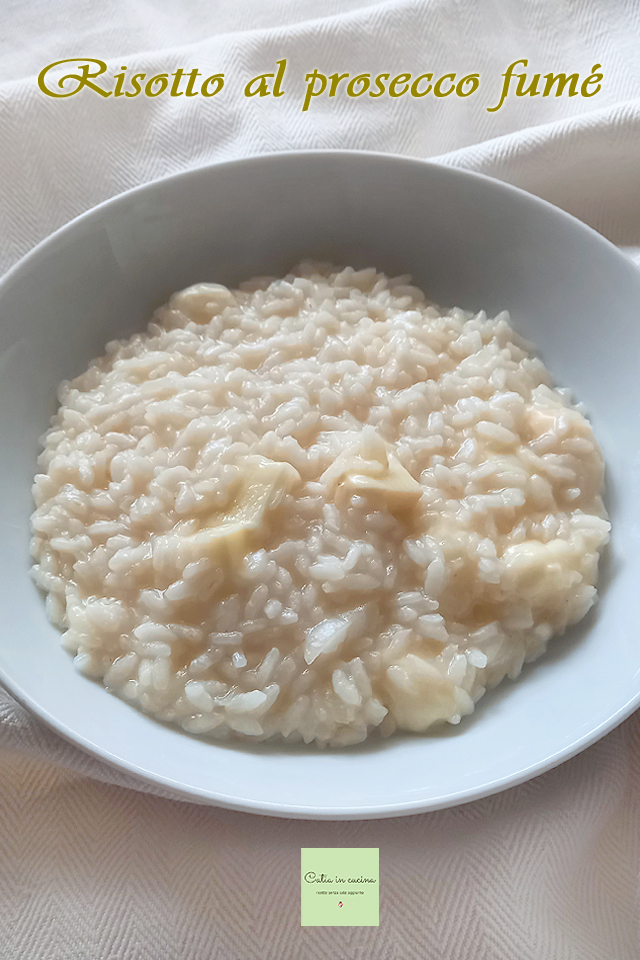 risotto met gerookte prosecco