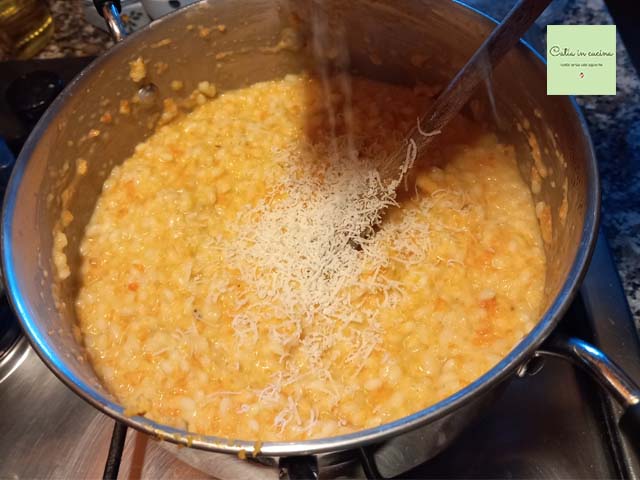 risotto met wortelcrème mantecare