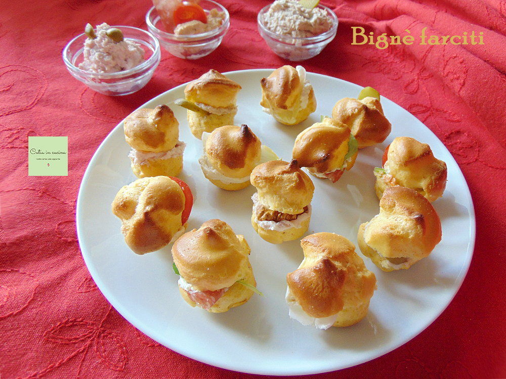 Gevulde soesjes, idee voor een voorgerecht