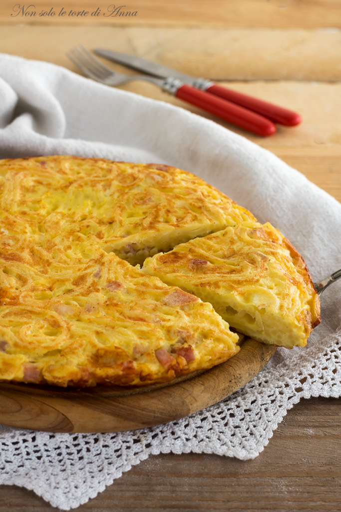 spaghetti frittata