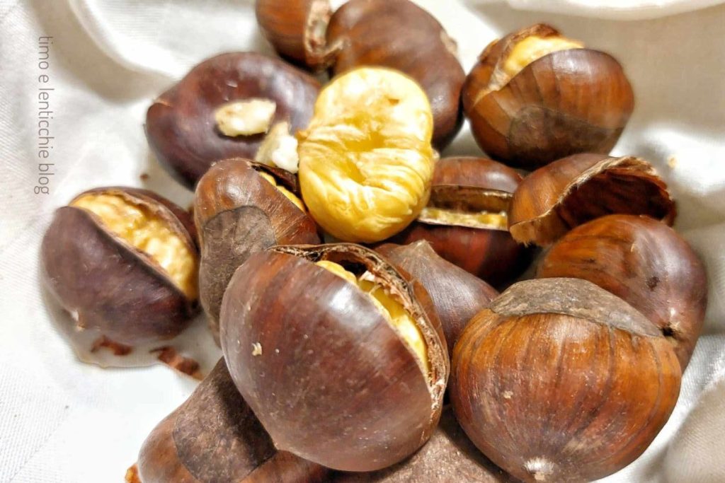 Tamme kastanjes en kastanjes in de airfryer