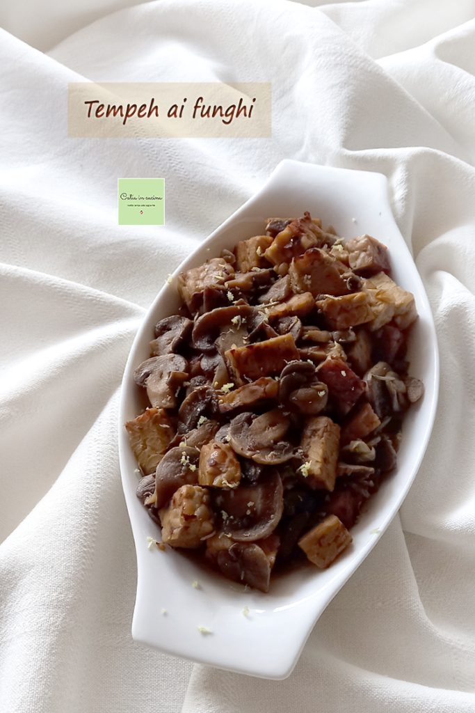 tempeh met champignons