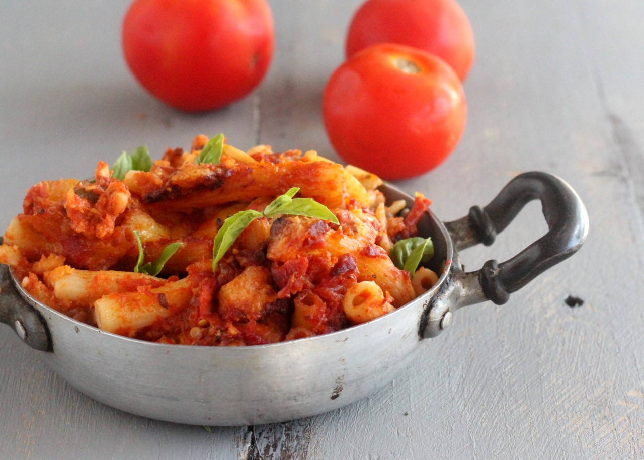 Ovenpasta met ziti en bechamelsaus