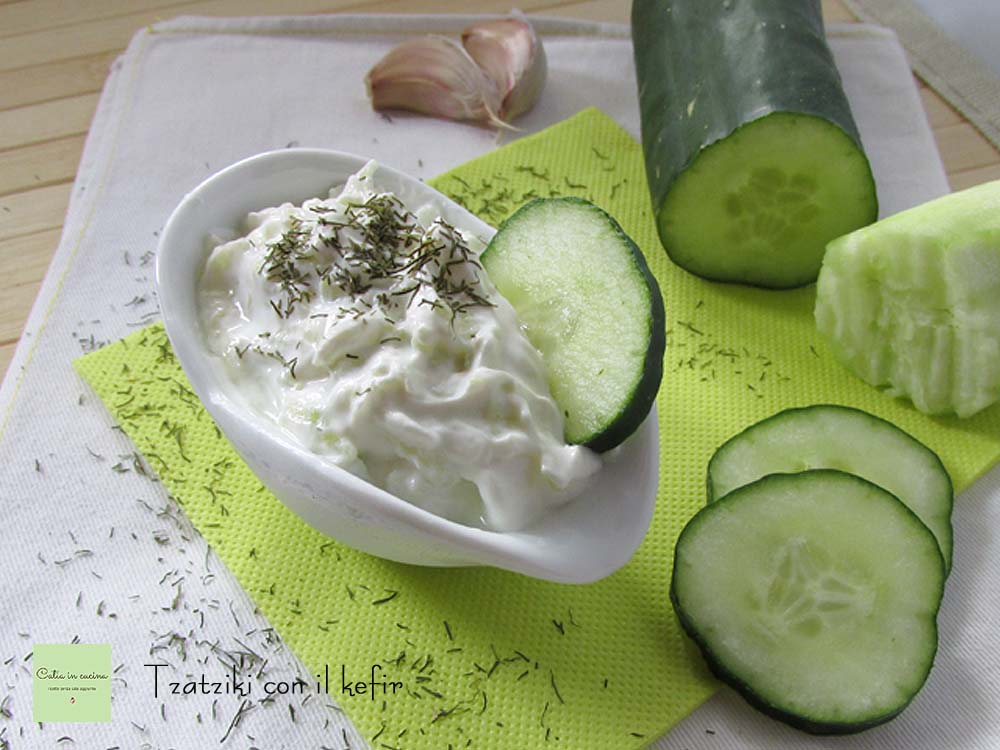 Tzatziki met kefir