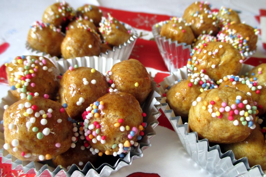 Veganistische lichte struffoli, Eet zonder Buik