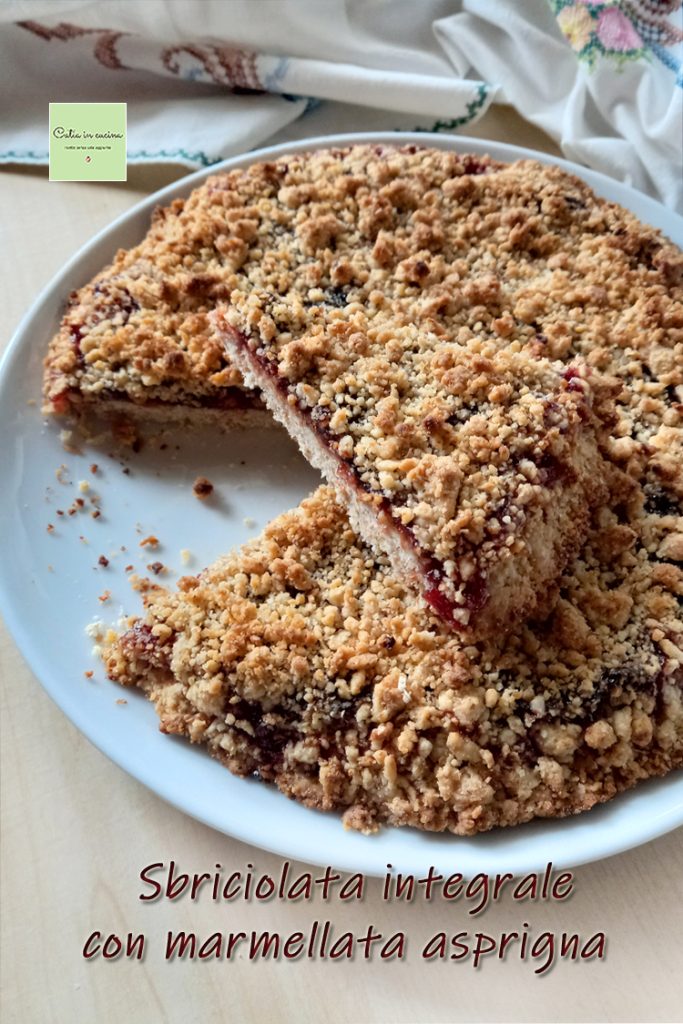 volkoren sbriciolata met zure jam