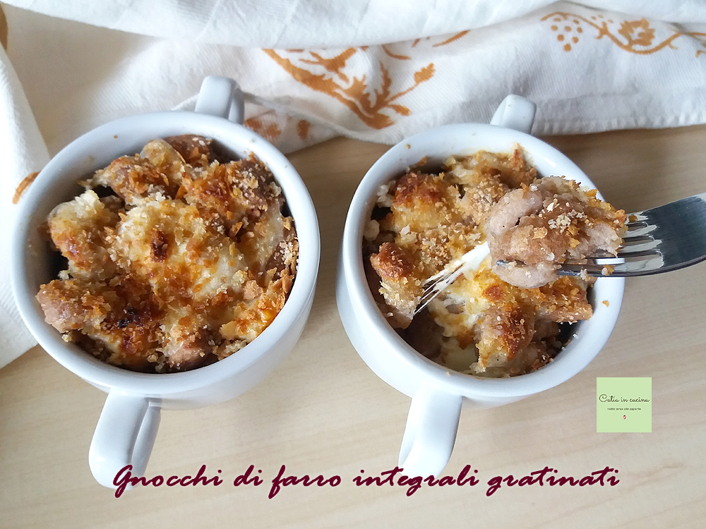 volkoren spelt gnocchi gegratineerd