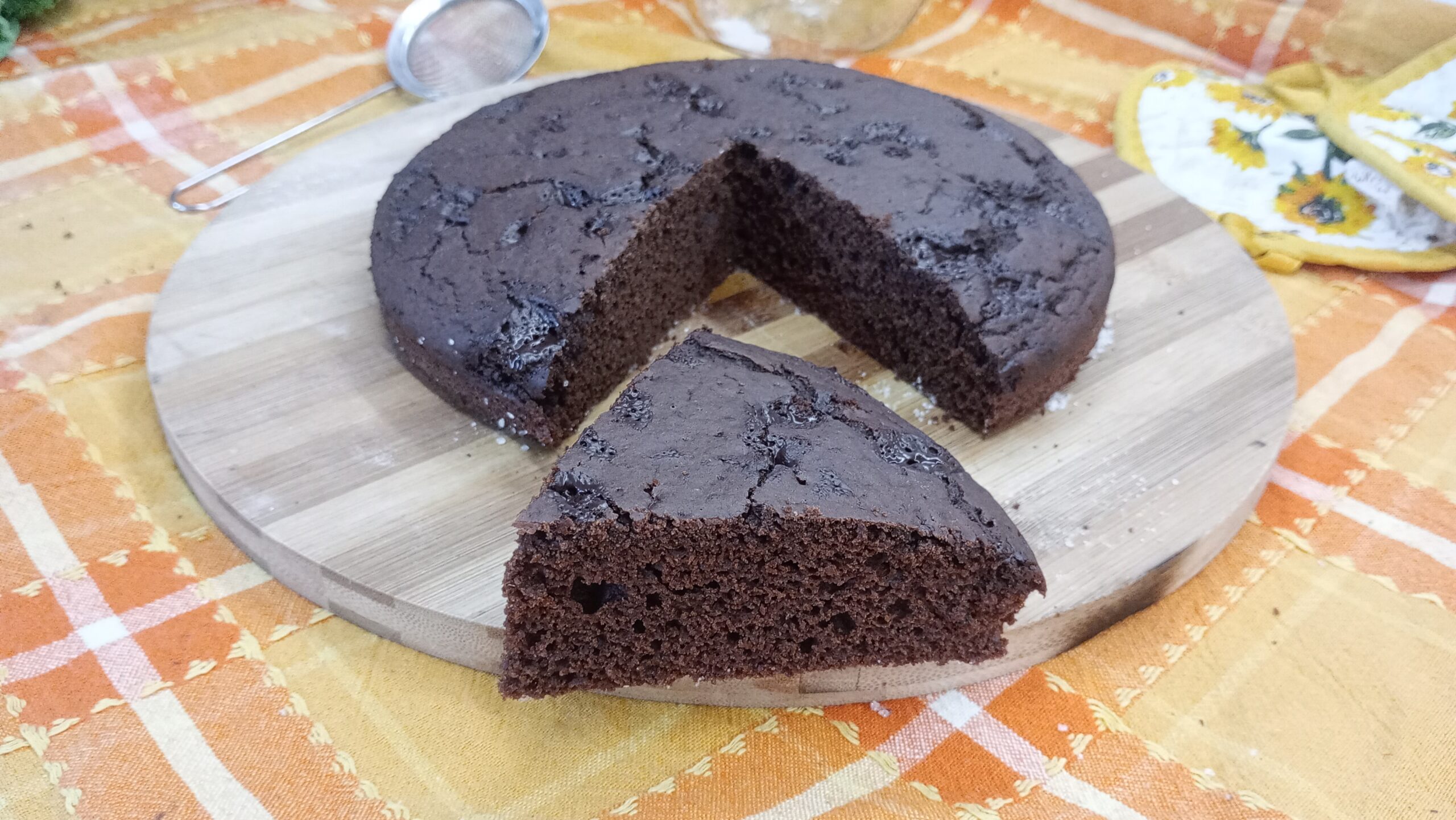 Watercake met Cacao