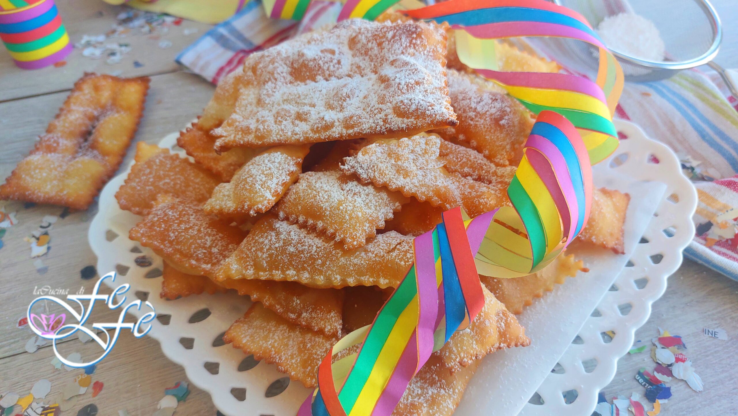 CHIACCHIERE MET MASCARPONE (Recept zonder boter en eieren)